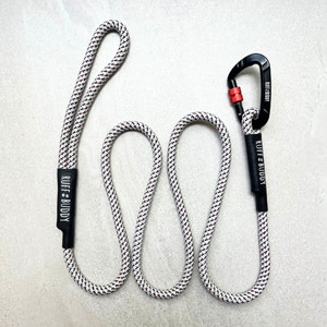 Ruff Buddy Climbing Rope Dog Leash Super Villain 5ftL Red Carabiner Main Ruff Buddy Climbing Rope Dog Leash Super Villain 5ftL Red Carabiner Main