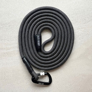 Ruff Buddy Climbing Rope Dog Leash Blizzard 10ft L Full Rope Black Silver Hook Ruff Buddy Climbing Rope Dog Leash Blizzard 10ft L Full Rope Black Silver Hook