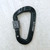 Ruff Buddy Dog Leash Carabiner Hook - Black with Gun Metal Trim