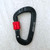 Carabiner - black with red trim