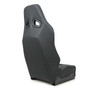 NRG Defender Seat Steel Frame Suspension - Brown w/ Gray Trim w/ Defender Logo - w/ Side Bracket - DF-100BR-S Photo - Close Up