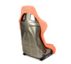 NRG FRP Bucket Seat ULTRA Edition W/ Grey Pearlized Back / Peach Microfiber Material - Large - FRP-302PH-ULTRA Photo - Close Up