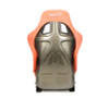 NRG FRP Bucket Seat ULTRA Edition W/ Grey Pearlized Back / Peach Microfiber Material - Large - FRP-302PH-ULTRA Photo - Close Up