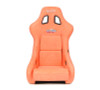 NRG FRP Bucket Seat ULTRA Edition W/ Grey Pearlized Back / Peach Microfiber Material - Large - FRP-302PH-ULTRA Photo - Close Up