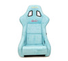NRG FRP Bucket Seat ULTRA Edition W/ Grey Pearlized Back / Teal Microfiber Material - Large - FRP-302TL-ULTRA Photo - Close Up