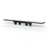 NRG 270mm Wide Panorama Clip-on Rearview Mirror - Flat w/ Blue Tint - IM-270FBL Photo - Close Up