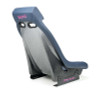NRG GT Retro Bucket Seat - Yellow PVC Leather Yellow Stitching Off-White Fiberglass Back - PRI-100YL-OASIS Photo - Primary