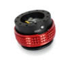 NRG Quick Release Kit - Pyramid Edition - Black Body / Red Pyramid Ring - SRK-210BK-RD Photo - Primary