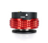 NRG Quick Release Kit - Pyramid Edition - Black Body / Red Pyramid Ring - SRK-210BK-RD Photo - Close Up