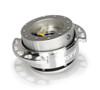 NRG Quick Release Kit - Silver Body/ Shinny Chrome Heart Cutout Ring - SRK-222SL-SL Photo - Primary