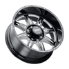 Weld Cheyenne W132 Series 22x10 / 8x165.1 BP / -18 Offset / 4.75 BS - Gloss Black MIL - W13220082475 Photo - Close Up