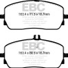 EBC 2020+ Mercedes-Benz GLA250 (H247) 2.0T Greenstuff Front Brake Pads - DP62390 Photo - Primary