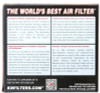 K&N 1-3/4in FLG 4 X 2-7/8in B 3 X 2in T 2-3/4in L Universal Clamp-On Air Filter - RC-2450 Photo - in package
