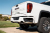 Corsa 19-23GMC Sierra 1500 Cat-Back Dual Rear Exit with Twin 4in Black Powder Coat Pro-Series Tips - 21200BPC Photo - Mounted