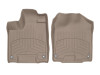 WeatherTech 2016+ Honda Pilot Front FloorLiner HP - Tan - 458391IM Photo - Primary