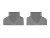 WeatherTech 14-15 BMW X5 Rear Rubber Mats - Grey - W326GR Photo - Primary
