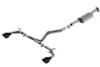 Borla 22-23 Subaru BRZ/Toyota GR86 2.4L RWD AT/MT S-Type Catback Exhaust - Black Chrome Tips - 140909BC Photo - Primary