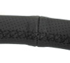 NRG Reinforced Stealth Wheel (380mm) 3 Spoke Center 1in Deep Dish - Perforated Leather Black Stitch - RST-380-STL-B Photo - Close Up