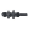 DeatschWerks 6AN Male Flare to Straight 5/16in Single Hose Barb - Anodized Matte Black - 6-02-0739-B Photo - Primary