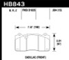 Hawk 2016 Cadillac CTS DTC-60 Race Front Brake Pads - HB843G.604 Photo - Primary