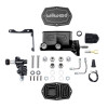 Wilwood Compact Tandem M/C Aluminum 1.00in Bore w/ Brkt/Valve/Push (Mopar) - Black E-coat - 261-17319-BK Photo - Primary
