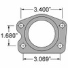 Strange Pro II Dual Rear Brake Kit For OEM 86-93 Mustang Ends & Strange Parts 2 Pc Rotors, 4 Piston Calipers & DRM-35 Metallic Pads