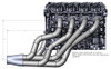 Ultimate 7.3 Ford Godzilla Headers for 1979-2004 Mustangs