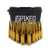 Mishimoto Mishimoto Steel Spiked Lug Nuts M14 x 1.5 24pc Set Gold - MMLG-SP1415-24GD User 1