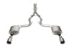 Corsa 2024 Ford MustangGT Sport Cat-Back Exhaust Sys. 3.0in Dual Rear Exit w/4.5in Straight Cut Tips - 21255 Photo - Primary