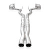Stainless Works 2024 Mustang GT Catback Quad Tips Redline Sound H-Pipe Performance Connect Exhaust - M24QUADHPCR Photo - out of package