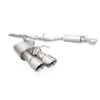 Stainless Works 2024 Mustang GT Catback Quad Tips Redline Sound X-Pipe Performance Connect Exhaust - M24QUADXPCR Photo - Primary