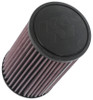 K&N Filter Universal Rubber Filter 2.75in Flange 4.75in Base 4in Top 8in Height - RU-5144 Photo - Primary