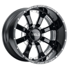 Weld Off-Road W125 20X9 Granada Eight 8x170 ET00 BS5.00 Gloss Black MIL 125.1 - W12509017501 Photo - Primary
