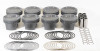 Mahle MS Piston Set 408ci 4.030in Bore 4in Stroke 6.250in Rod .927 Pin -6.5cc 9.5 CR - Set of 8 - 930249530 Photo - Primary