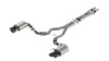 Borla 2024 Ford Mustang GT 5.0L V8 w/ Active Exhaust S-Type Cat-Back Exhaust System - Black Chrome - 140962BC Photo - Primary