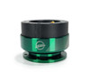NRG Quick Release Gen 2.0 -  20 Year Anniversary Black Body / Emerald Ring - SRK-200BK-EG20 Photo - Close Up