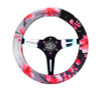 NRG Steering Wheel Cover - Sakura Stretch Polyester w/ PrismaTag - SWC-001SAKURA User 1