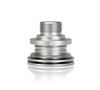 NRG Shift Boot Retainer- Works with SK-350,450,480, 800 & Heat Sink Shift knobs (m18x1.5)- Silver - SKR-100SL User 1