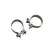Kooks 3in Oval Clamp In Center/Center Muffler 18in Long Body Polished Stainless Steel - MUF-019-CI Photo - Unmounted