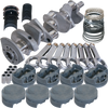 Eagle Chevy 502 4.250in Crank 6.385in H-Beam -3cc Flat Top 4.560in Pistons Rotating Assembly - 116104560 Photo - Primary