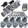 Eagle Chevy LT1 350 1Pc 3.480in Crank 5.700in H-Beam -5cc Flat Top 4.000in Pistons Rotating Assembly - 12101000 Photo - Primary