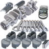 Eagle Chevy LT1 350 1Pc 3.750in Crank 5.700in H-Beam -5cc Flat Top 4.030in Pistons Rotating Assembly - 12108030 Photo - Primary