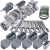 Eagle Chevy LT1 350 1Pc 3.750in Crank 6.000in H-Beam -5cc Flat Top 4.040in Pistons Rotating Assembly - 12111040 Photo - Primary