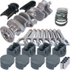 Eagle Chevy 400 3.750in Crank 5.700in H-Beam -5cc Flat Top 4.155in Pistons Rotating Assembly - 12501030 Photo - Primary