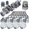Eagle Chevy 454 1Pc 4.000in Crank 6.135in I-Beam Rods 43cc Dome 4.350in Pistons Rotating Assembly - 18326L100 Photo - Primary