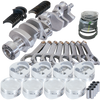 Eagle Chevy 350 1Pc 3.750in Crank 6.000in H-Beam -28cc 4.030in Pistons Rotating Assembly - 36130030 Photo - Primary
