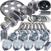 Eagle Chevy 350 1Pc 3.750in Crank 5.700in I-Beam Rod 4.040in Pistons 153 Tooth FP Balanced Assembly - B13004L04053 Photo - Primary