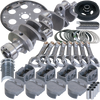 Eagle Chevy 350 1Pc 3.750in Crank 5.700in I-Beam Rod 4.040in Pistons 168 Tooth FP Balanced Assembly - B13004L04068 Photo - Primary