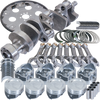 Eagle Chevy LT1350 1Pc 3.750in Crank 5.700in I-Beam Rods 4.000in Pistons 168 Tooth FP Bal Assembly - B13554L00068 Photo - Primary