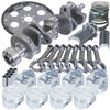 Eagle Chevy 350 1Pc 3.480in Crank 5.700in I-Beam Rods 4.060in Pistons 153 Tooth FP Balanced Assembly - B15403L06053 Photo - Primary